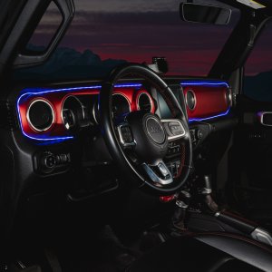 Jeep Gladiator JT LED Dash Strip Kit - Interior - ORACLE Lighting - Dynamic ColorSHIFT - `20-`23